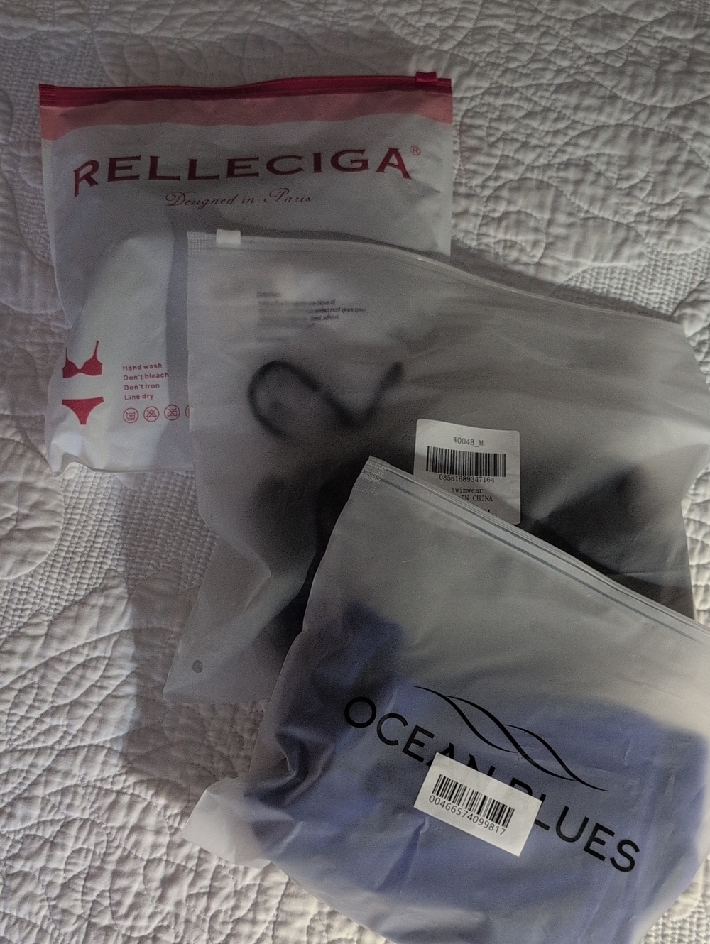NWT Women's Black & Purple Swim Shorts- Lot Of Three - Picture 10 of 10
